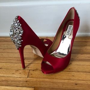 Badgley Mischka Kiara Crystal Back Heel